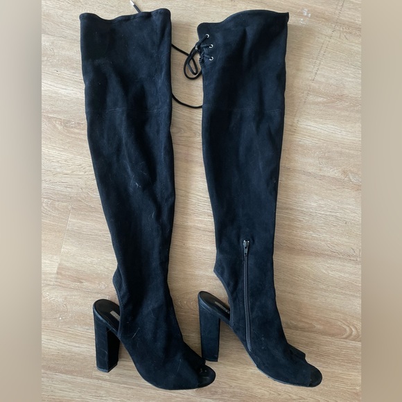 Guess Shoes Guess Tall Over The Knee Thigh High Heeled Boots Poshmark